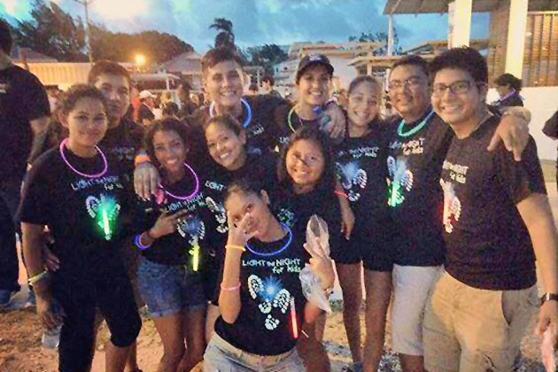 Hundreds Participate in Light The Night For Kids with Disabilities