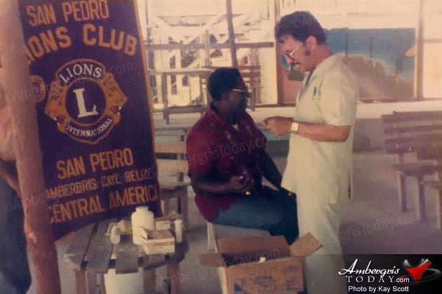 Dr. Otto Rodriquez at the Lions Den San Pedro Lions Club -A Club That Truly Roars