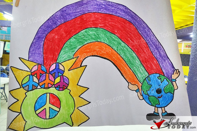 San Pedro Lion’s Club Holds International Peace Poster Contest