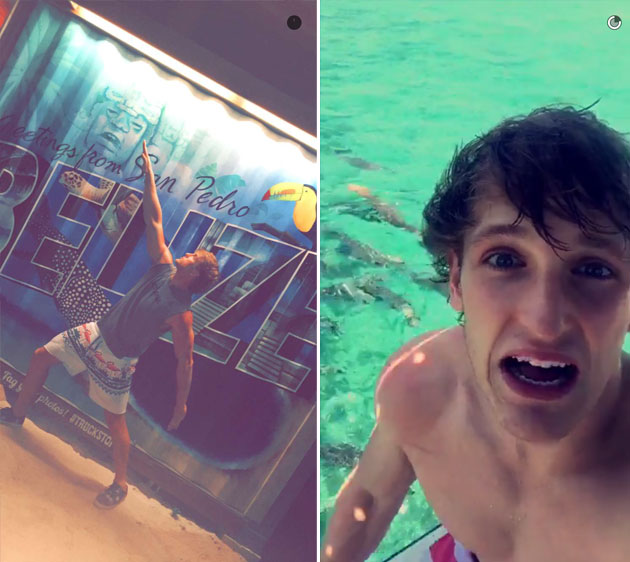Logan Paul in Belize Celebrity Spotting: Social Media Stars Logan Paul & Mark Dohner Visit San Pedro