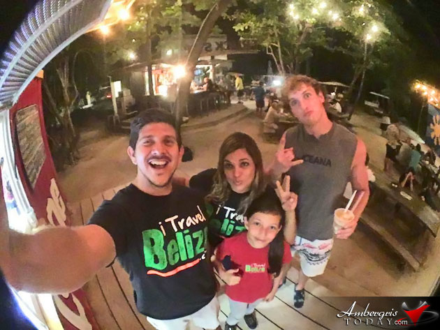 Ambergris Today/iTravel Belize team with Logan Paul at The Truck Stop Celebrity Spotting: Social Media Stars Logan Paul & Mark Dohner Visit San Pedro