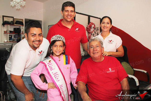 Mini Miss Mesoamerica International Visits San Pedro