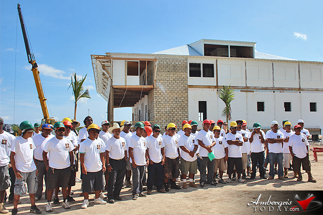 Mahogany Bay Village Celebrates Structural Completion of The Great House