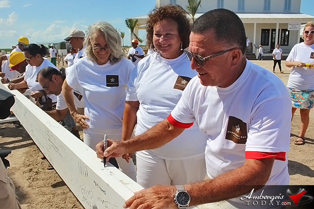 Mahogany Bay Village Celebrates Structural Completion of The Great House