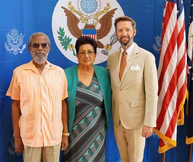 US Embassy & Marie Sharp's launch of the New "Pure Love" Pineapple Habanero Pepper Sauce 