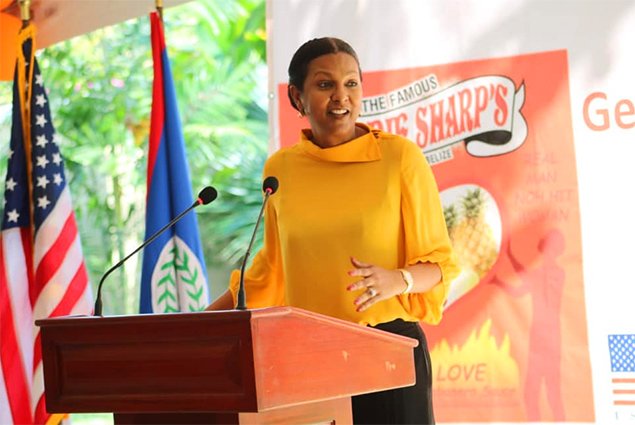 US Embassy & Marie Sharp's launch of the New "Pure Love" Pineapple Habanero Pepper Sauce 