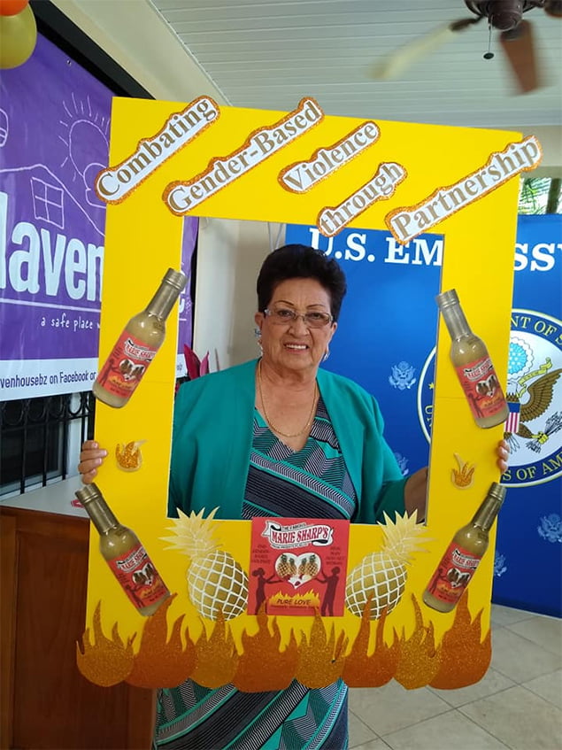 US Embassy & Marie Sharp's launch of the New "Pure Love" Pineapple Habanero Pepper Sauce 