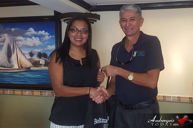 BELTRAIDE gave away a small token to BTIA member and town councilers