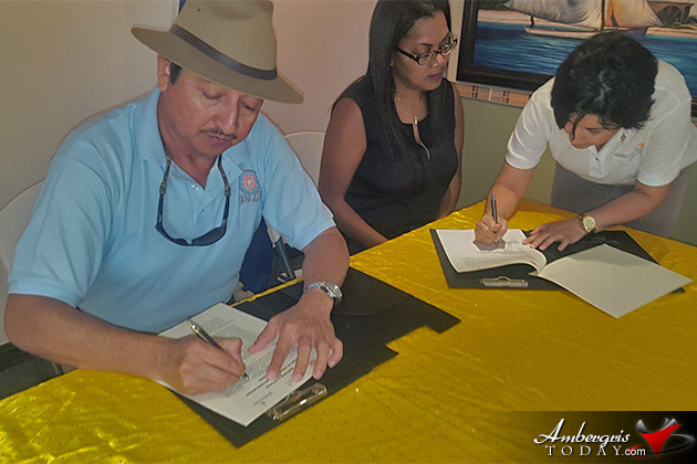 Witnesses sign memorandum of corporations