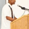 Master of Ceremony Raphael Martinez United Nations Trains Belizeans on Forensic Ballistic Analysts