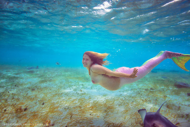 Mermaids Visit Hol Chan Marine Reserve