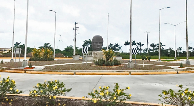 Colossal Olmec Head Offered by Mexico as Gift to Belizean People