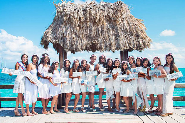 Michelle Nunez empowers SHINE participants with "I Am Me" photo shoot Miss San Pedro Michelle Nunez is a Busy Queen