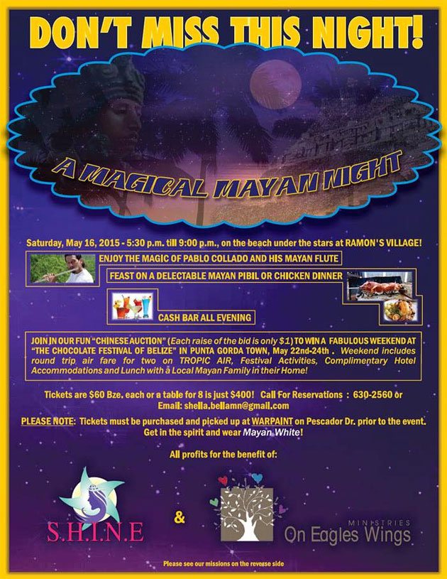 SHINE Magical Maya Night Banquet Fundraiser Miss San Pedro Michelle Nunez is a Busy Queen