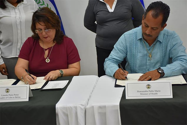 Belize Ministry of Health Signs Cooperation Agreements with Cuba and Taiwan