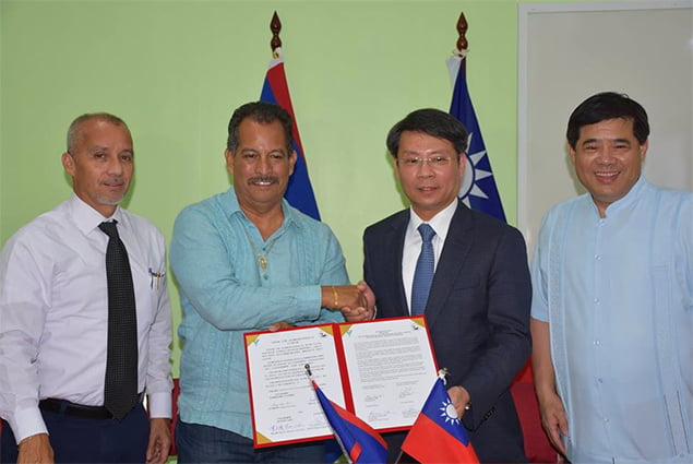 Belize Ministry of Health Signs Cooperation Agreements with Cuba and Taiwan