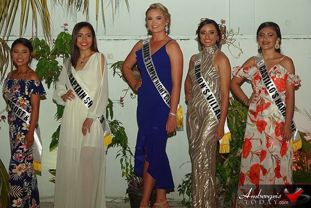 Miss San Pedro 2018 Delegates Presented at Sashing Ceremony