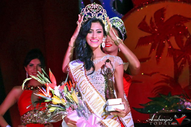 Miss Honduras Gabriela Vanessa Salazar crowned Miss Costa Maya 2015