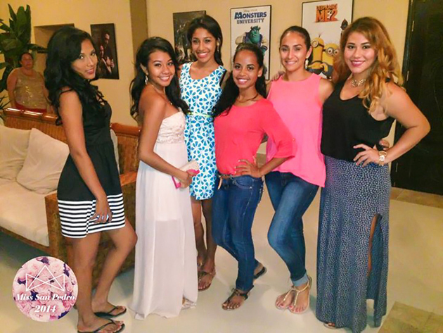 Miss San Pedro Contestants Enjoying Fun Activities Leading to Pageant Night