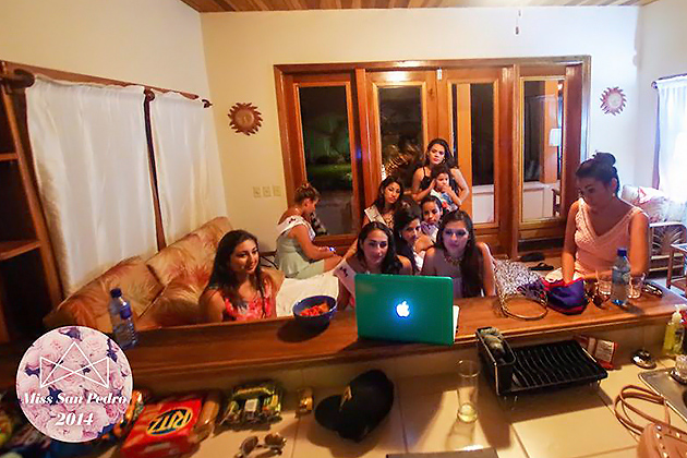 Miss San Pedro Contestants Enjoying Fun Activities Leading to Pageant Night