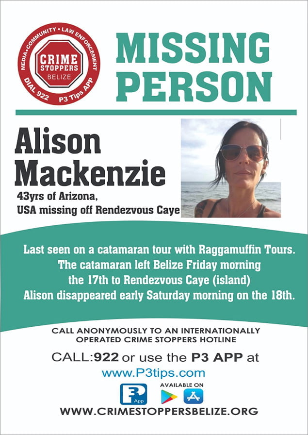 American Tourist Missing In Belize 1 American Tourist Missing In Belize