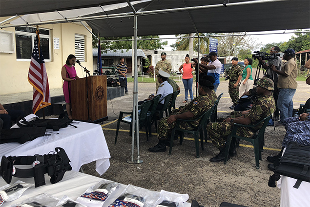 U.S. Government Donates Counter Narcotics Equipment to Belize Ministry of Defence