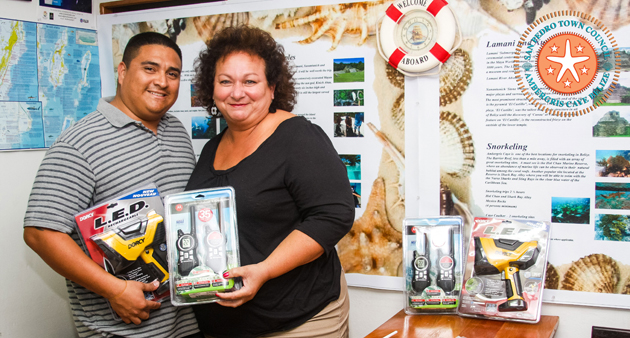 Supplies Donated to Neighborhood Watch Groups 
