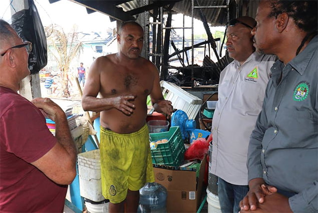 Hon Castro & Heredia On The Ground After San Pedro Fire 1 Hon Castro & Heredia On The Ground After San Pedro Fire