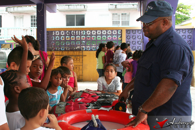 NEMO personnel explain emergency planning to students
