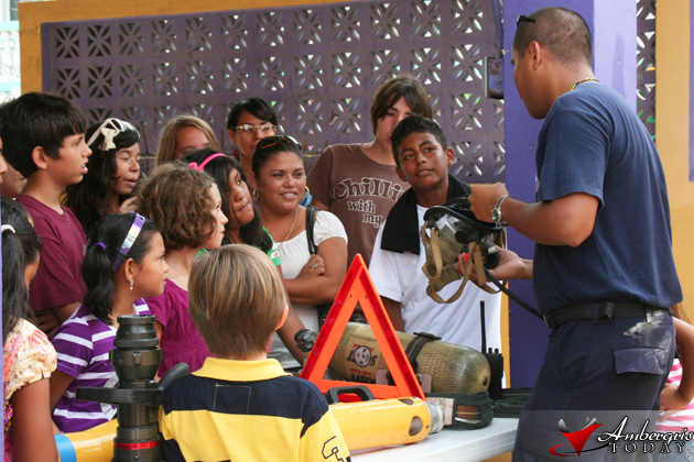 NEMO personnel explain emergency planning to students