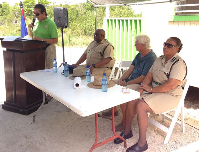 Police Booth Now Operational in North Ambergris Caye