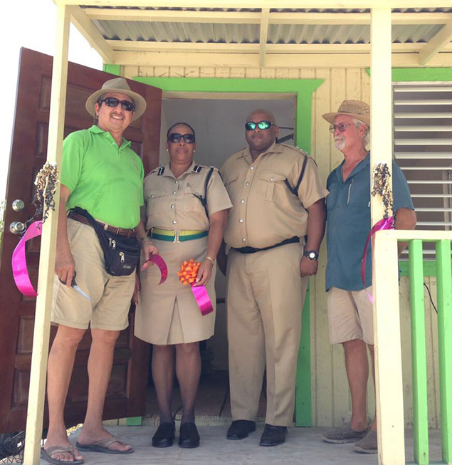 Police Booth Now Operational in North Ambergris Caye