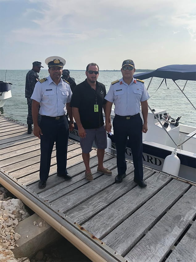 Oceana Belize & Tiburon Rum Gift the Belize Coast Guard with New Marine Vessel