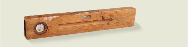 Old, Vintage spirit Level