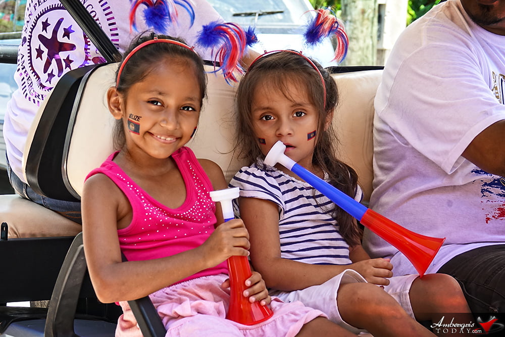 Belize Independence Day Parade in San Pedro, Ambergris Caye