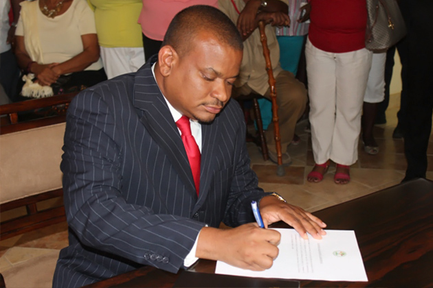 Hon. Patrick Faber Sworn in as Deputy Prime Minister