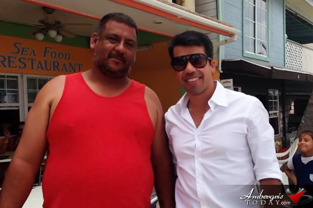 Mexican Footballer Pavel Pardo Visits San Pedro, Ambergris Caye, Belize Mexican Footballer Pavel Pardo Visits San Pedro, Ambergris Caye, Belize