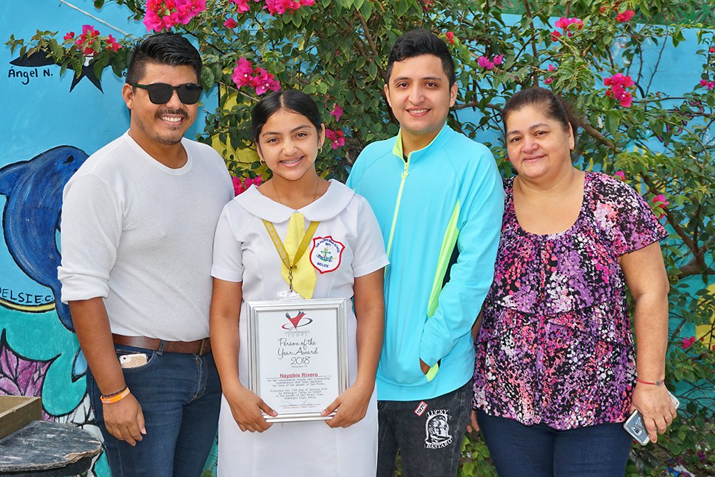 Ambergris Today Awards Nayobie Rivero Person of the Year 2018