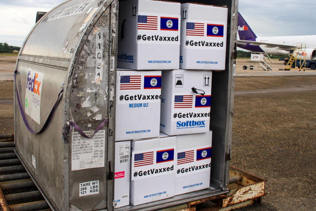 The United States Donates an Additional 117,000 Pfizer Vaccines to Belize 1 The United States Donates an Additional 117,000 Pfizer Vaccines to Belize