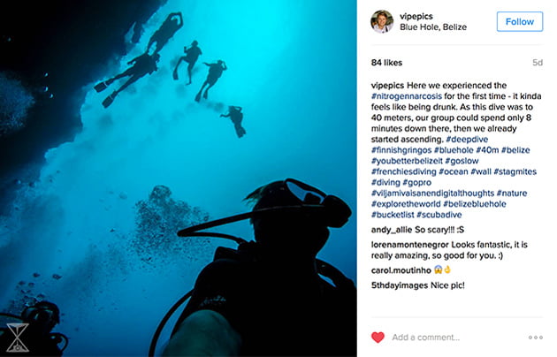 Into the Deep Blue Hole of Belize