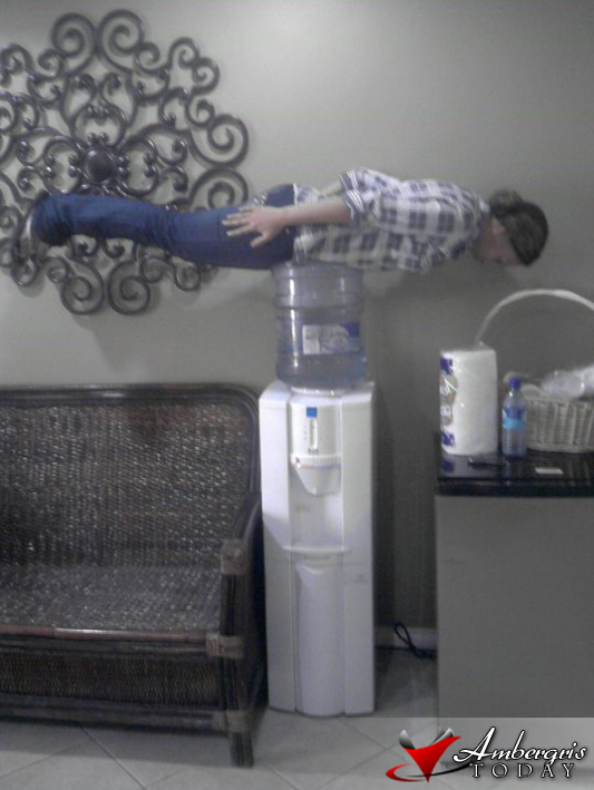 Water cooler planking