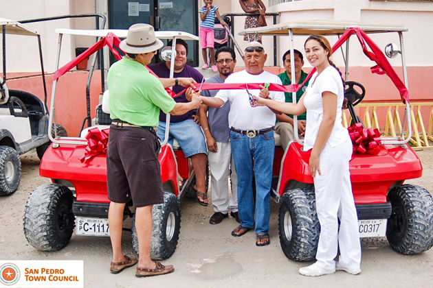 Two Golf Carts Donated to Dr. Otto Rodriguez Polyclinic II San Pedro