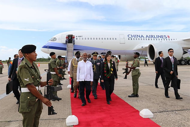 President of Taiwan Visits Belize