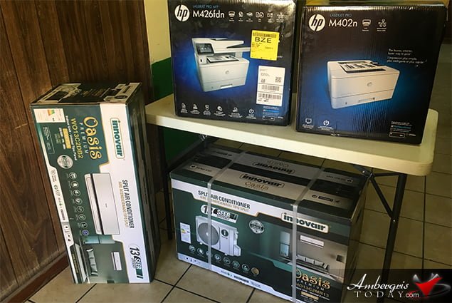 PUP Standard Bearer Donates AC and Printers to Police Department