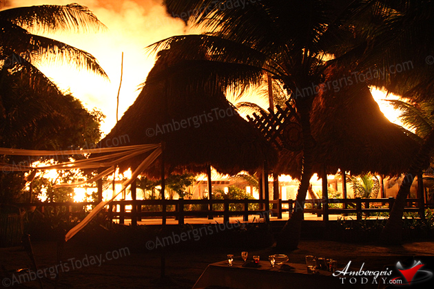 Ambergris Caye’s Iconic Ramon’s Village Resort Goes Down in Massive Fire