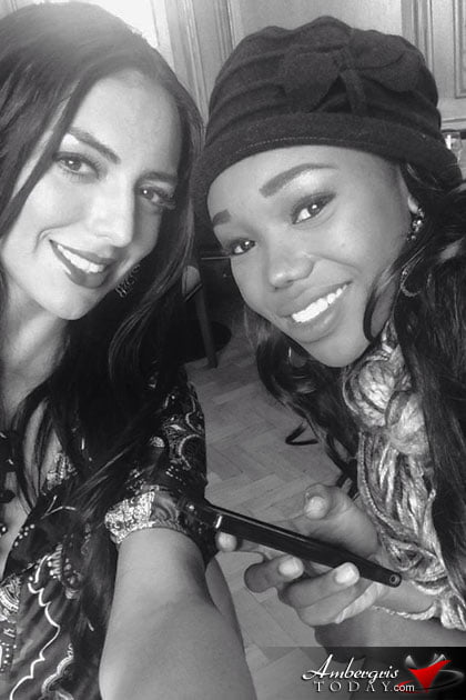 Miss World Belize Raquel Badillo Arrives in London