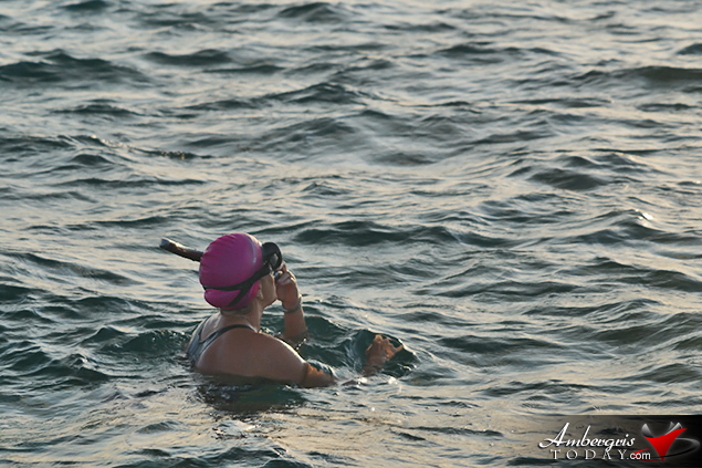 Early Morning Reef Swim Kicks off Reef Week on Ambergris Caye