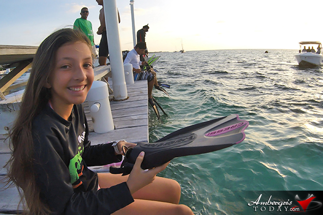 Early Morning Reef Swim Kicks off Reef Week on Ambergris Caye