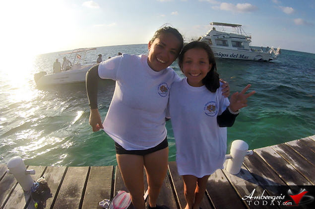 Early Morning Reef Swim Kicks off Reef Week on Ambergris Caye