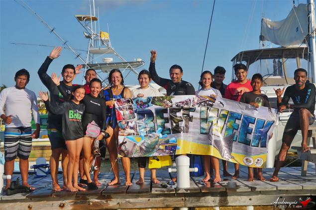 Early Morning Reef Swim Kicks off Reef Week on Ambergris Caye